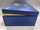 الصندوق الهديّة من الورق الأزرق من الـ MDF الصندوق المغناطيسي