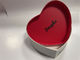 صندوق قلب من الورق المقوى الأحمر صندوق الورق المقوى CMYK مع إغلاق مغناطيسي